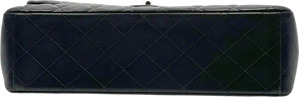 Chanel Chanel Timeless Jumbo Double Flap Bag 2011 black lambskin / very good Zwart