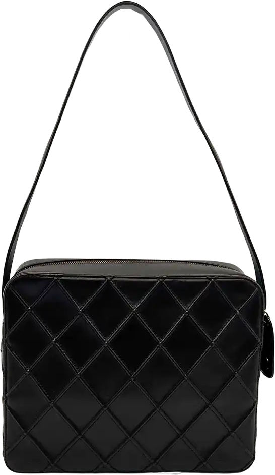 Chanel Chanel Vintage shoulder bag dark brown / very good Bruin