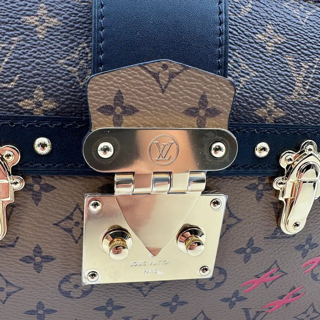 Louis Vuitton Louis Vuitton Monogram Reverse Trunk Clutch Shoulder Bag Fullset / New Bruin