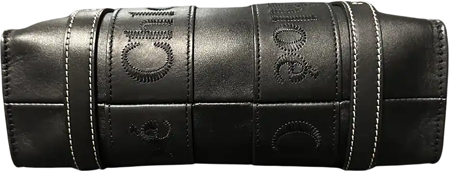 Chloé Chloè Woody Tote Bag Shopper small leather black / very good Zwart