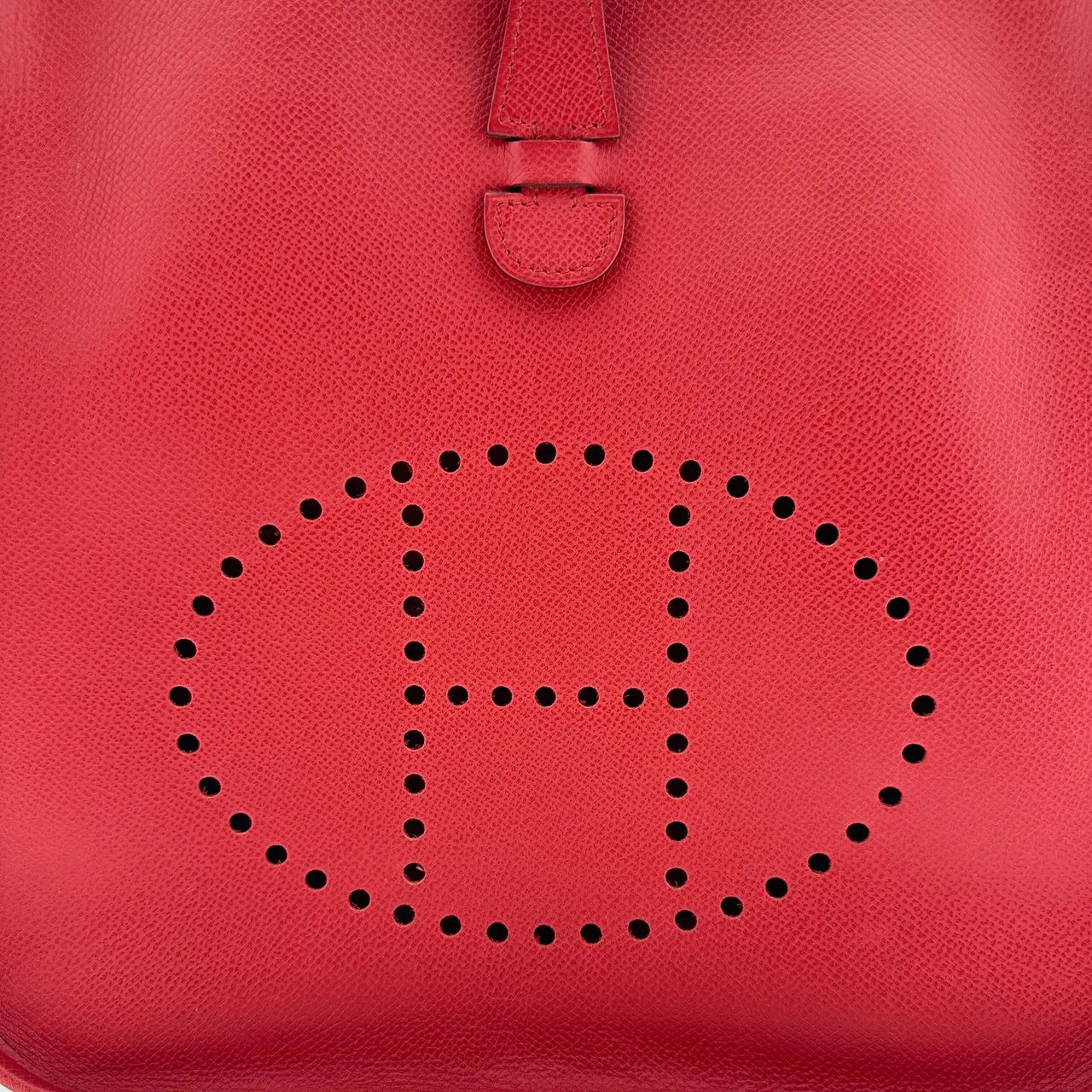 Hermès Hermès Evelyne 29 Rubis Taurillon Clemence Palladium 2005 / very good Rood