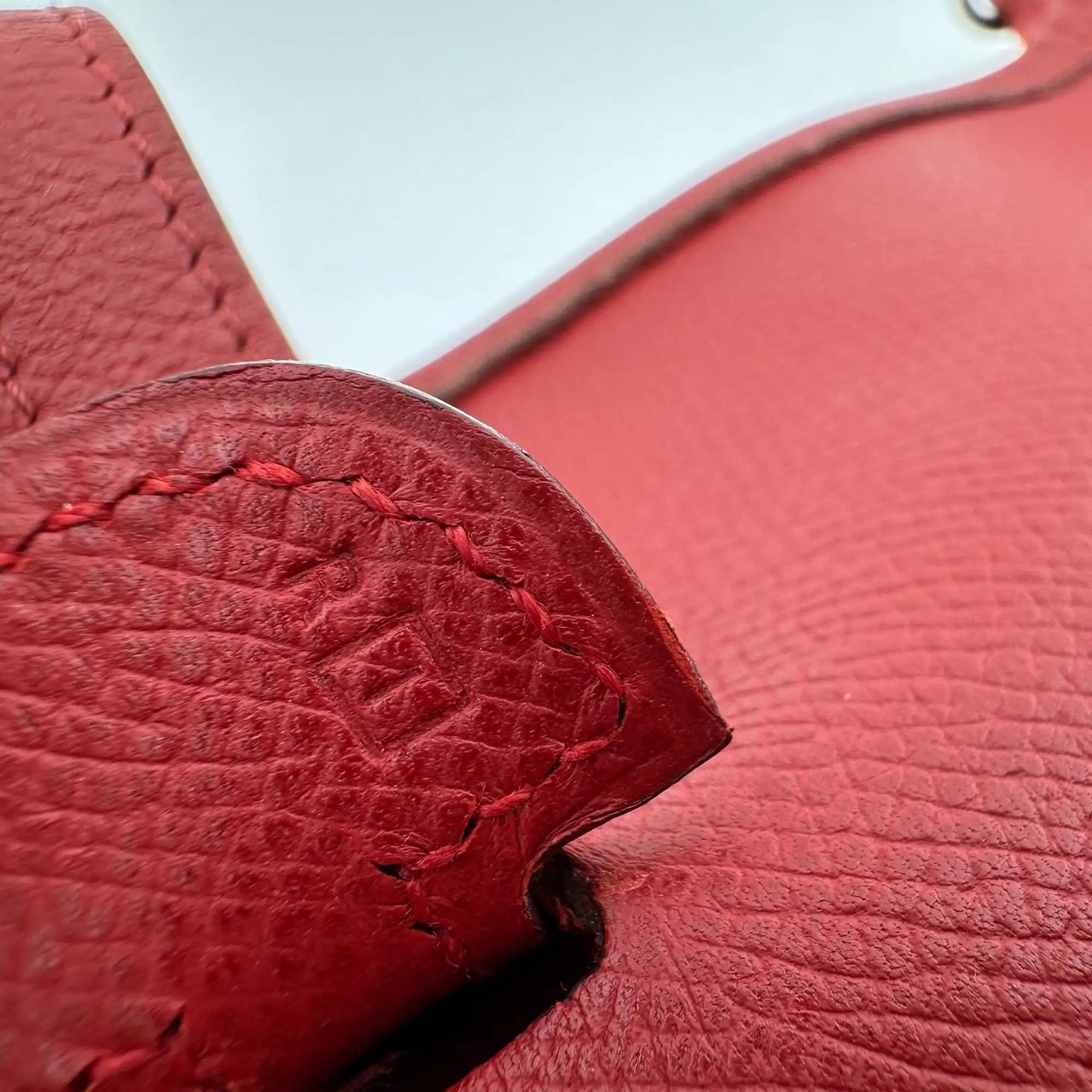 Hermès Hermès Evelyne 29 Rubis Taurillon Clemence Palladium 2005 / very good Rood