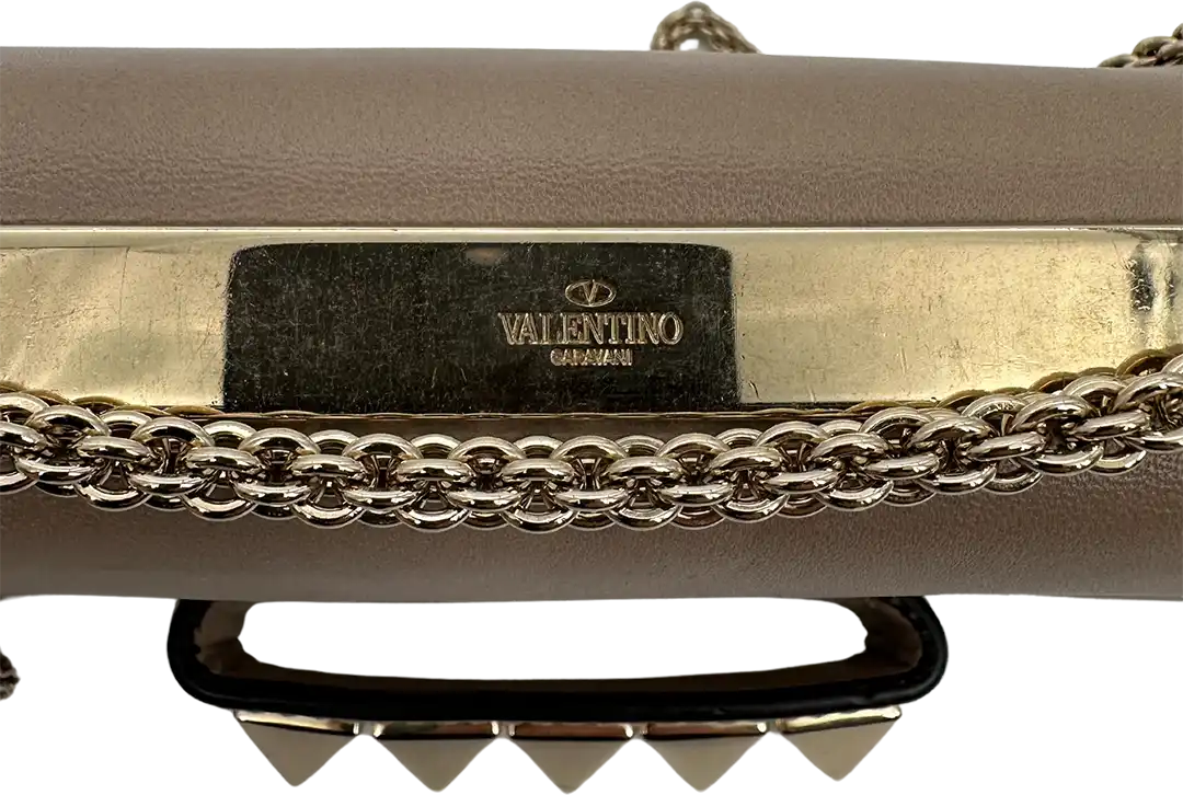 Valentino Valentino Garavani Nappa Va Va Voom Clutch / Shoulder Bag Poudre / good Beige