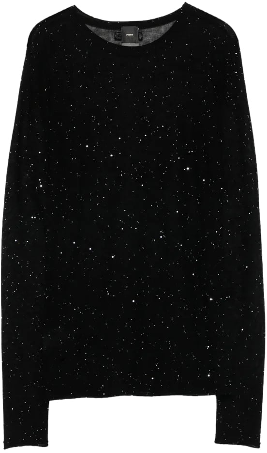 Pinko Sweaters Nero Limousine Zwart