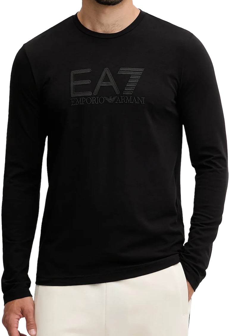 EA7 T-Shirts And Polos Black Zwart