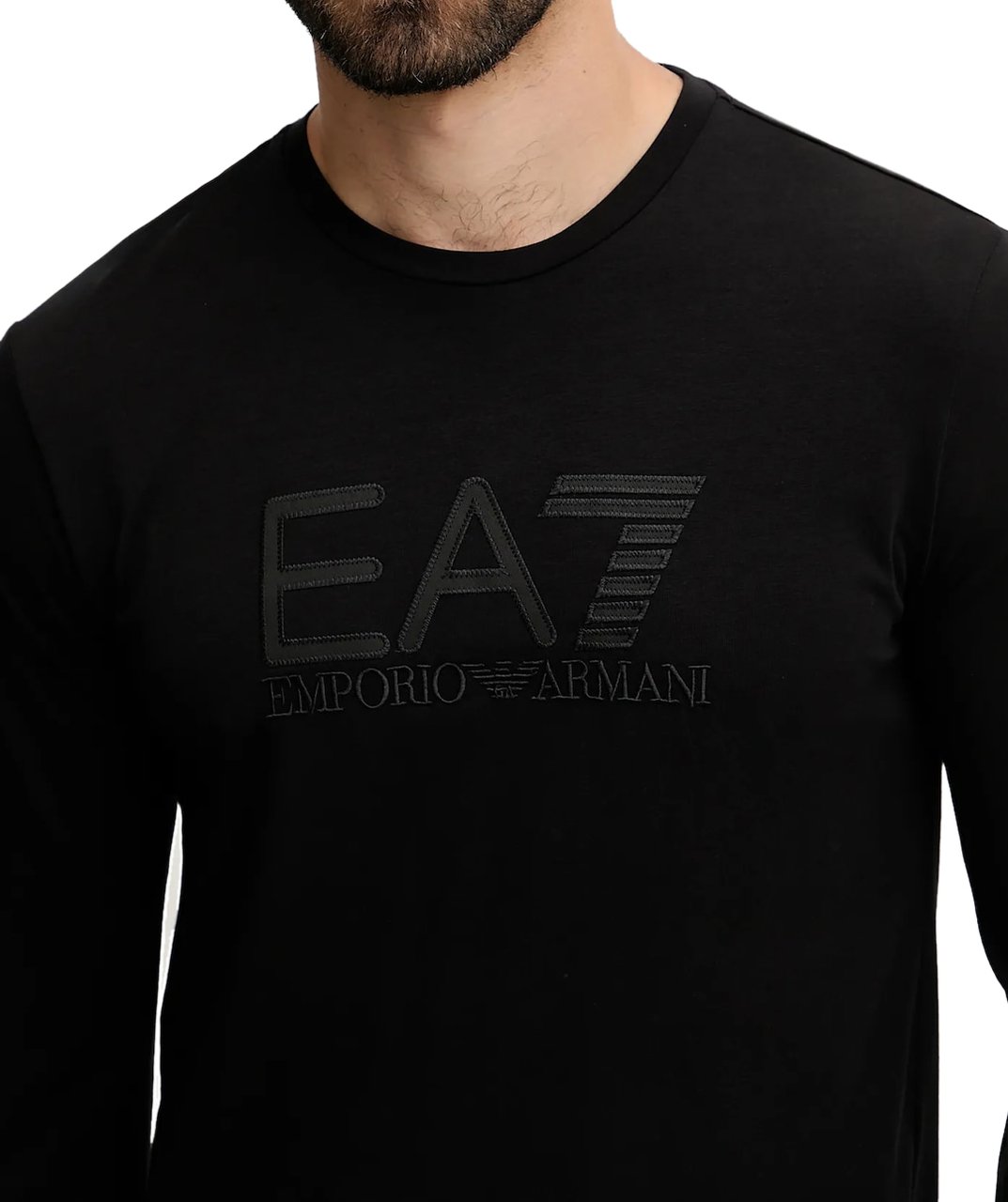 EA7 T-Shirts And Polos Black Zwart