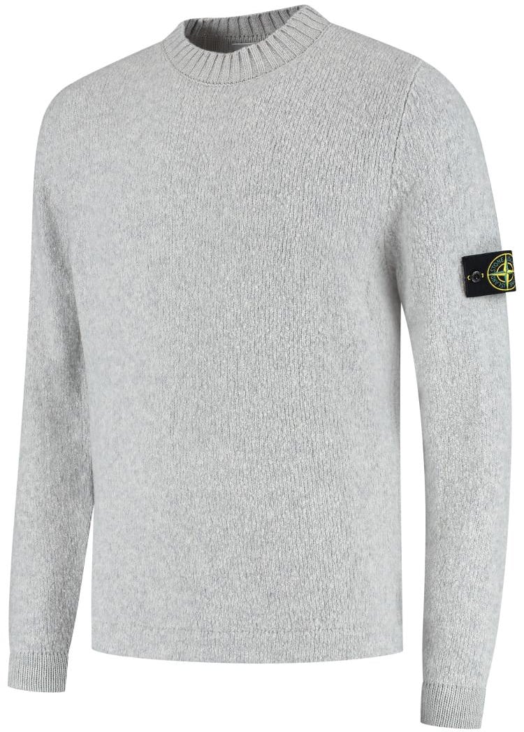 Stone Island Heren Crew Neck Knitted Grijs Grijs