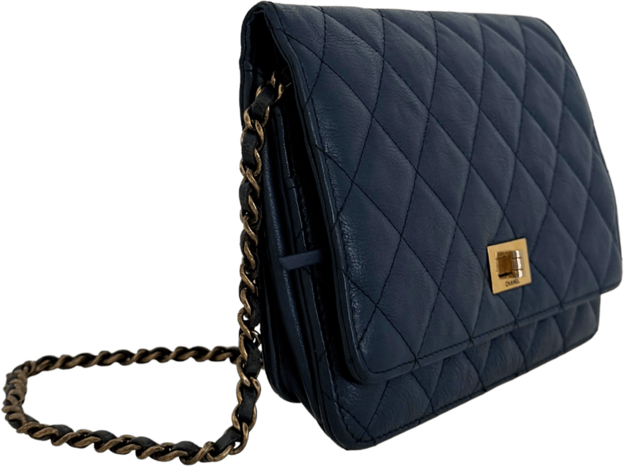 Chanel Chanel Wallet on Chain 2.55 Reissue Marineblau / gut Blauw