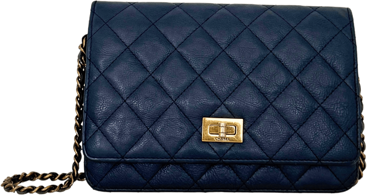 Chanel Chanel Wallet on Chain 2.55 Reissue Marineblau / gut Blauw