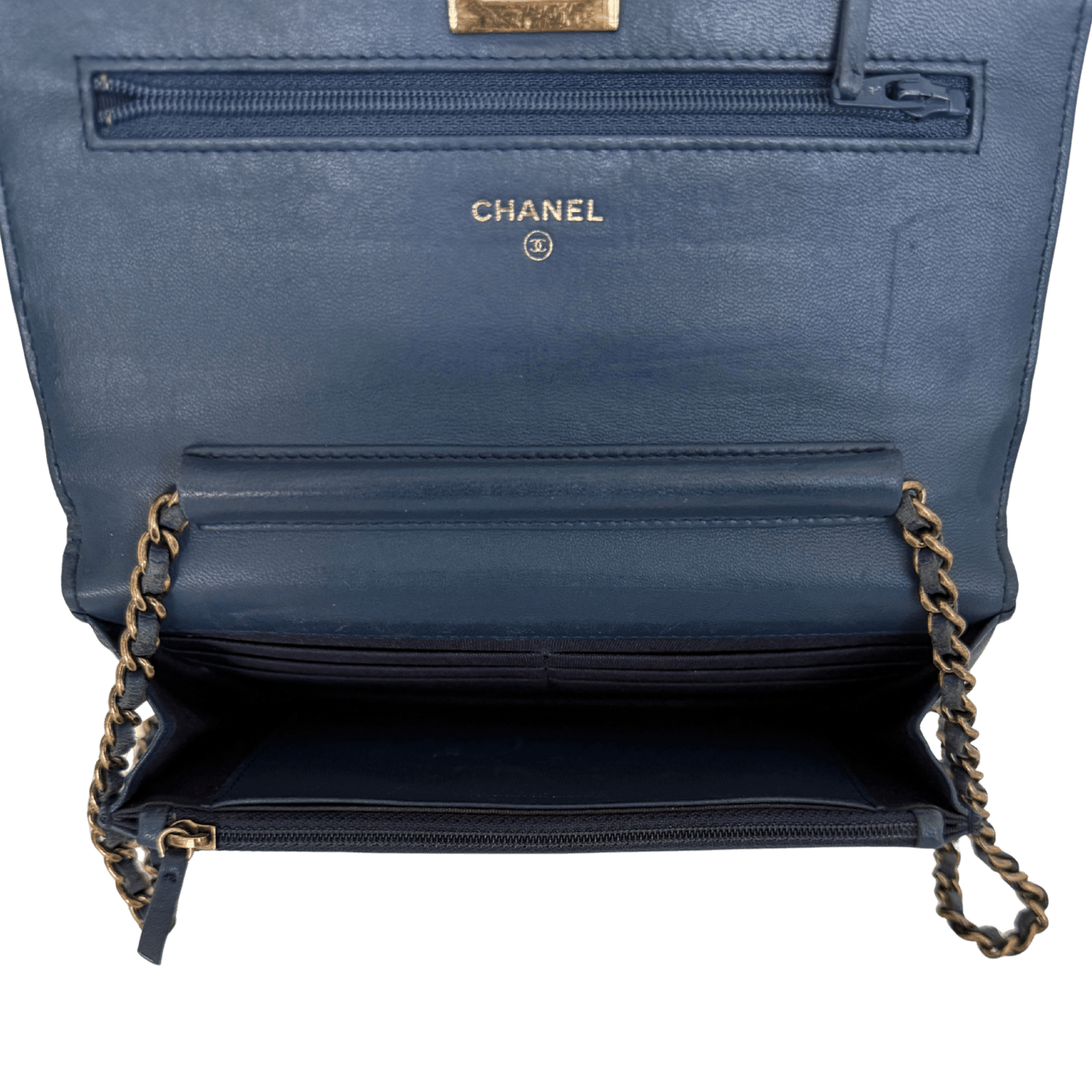 Chanel Chanel Wallet on Chain 2.55 Reissue Marineblau / gut Blauw