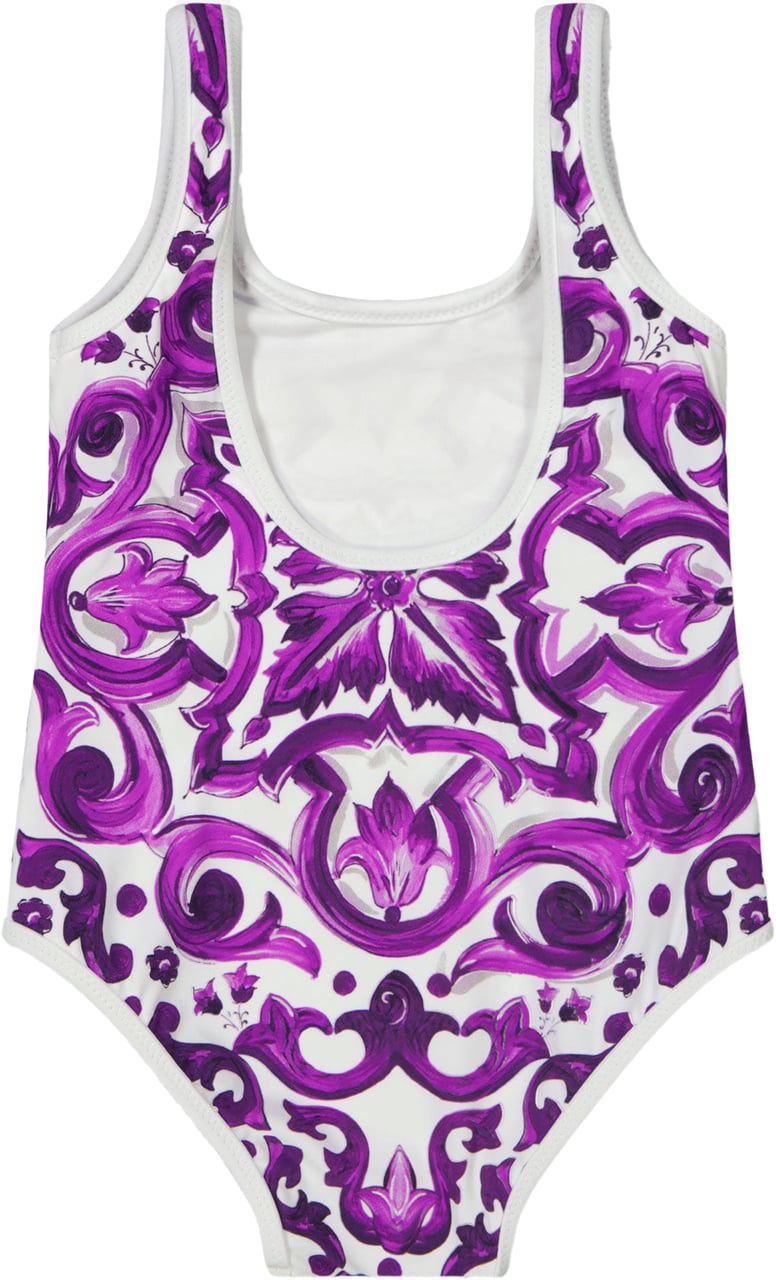 Dolce & Gabbana Dolce & Gabbana Baby Meisjes Badkleding In Wit Wit