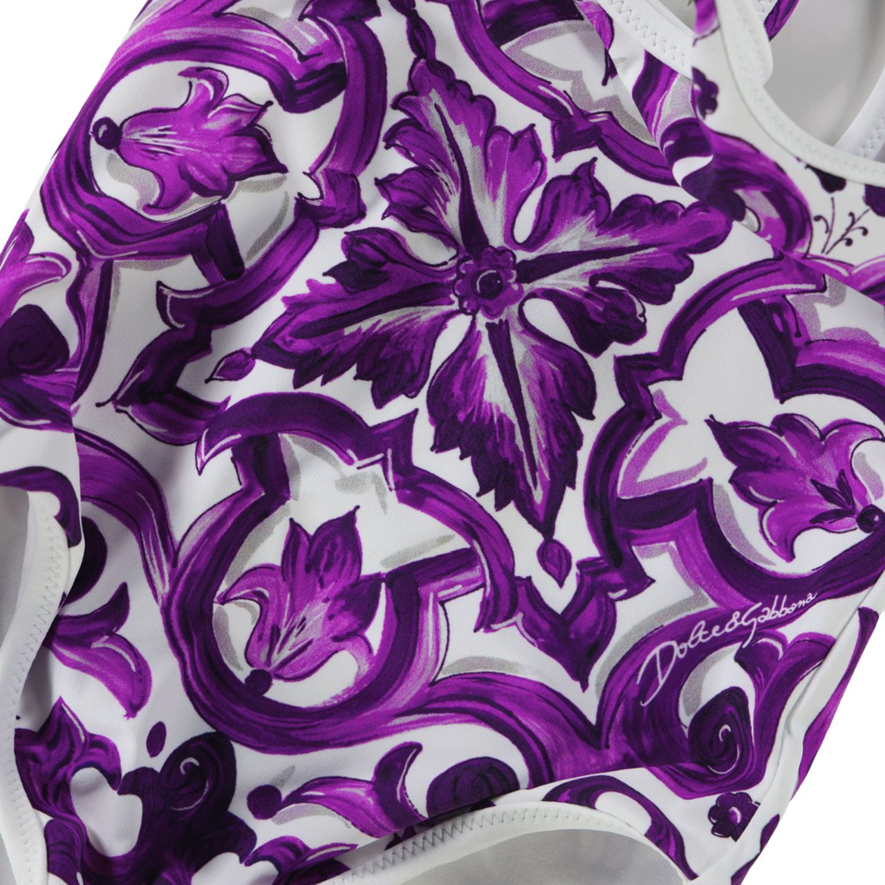 Dolce & Gabbana Dolce & Gabbana Baby Meisjes Badkleding In Wit Wit