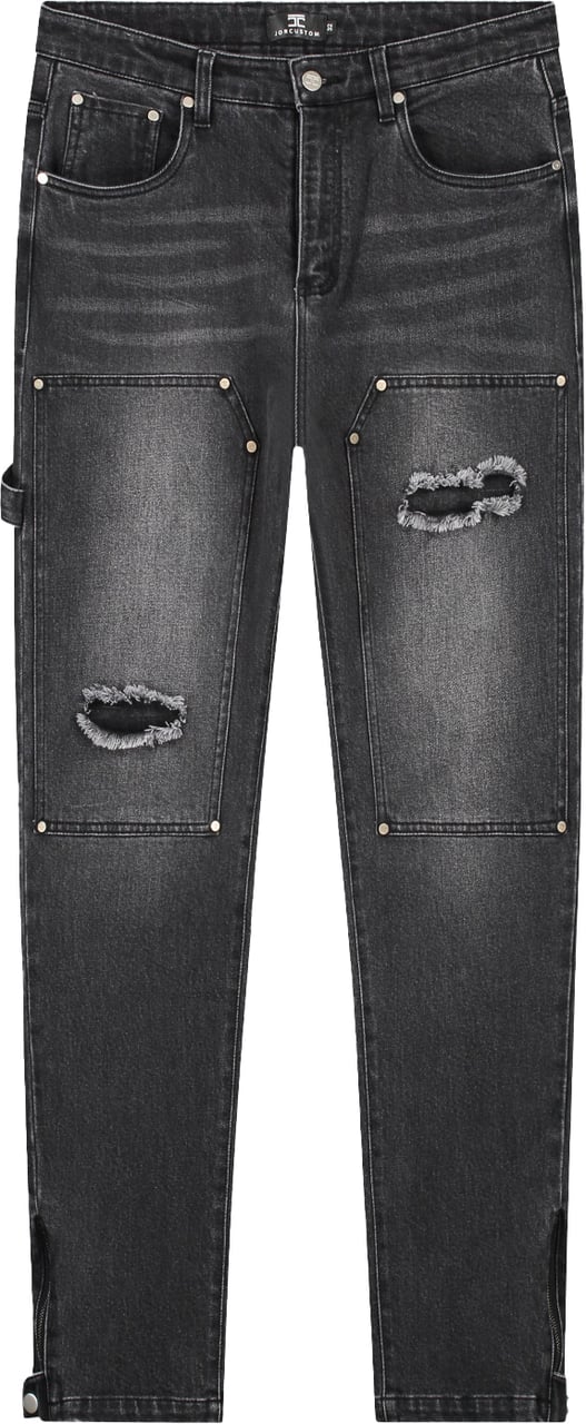 JORCUSTOM Carpenter Jeans Black Zwart