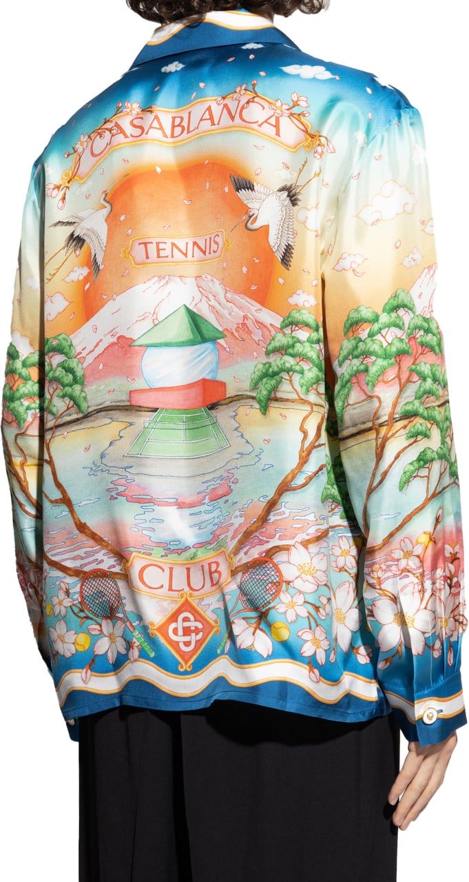 Casablanca shirt print silk Divers