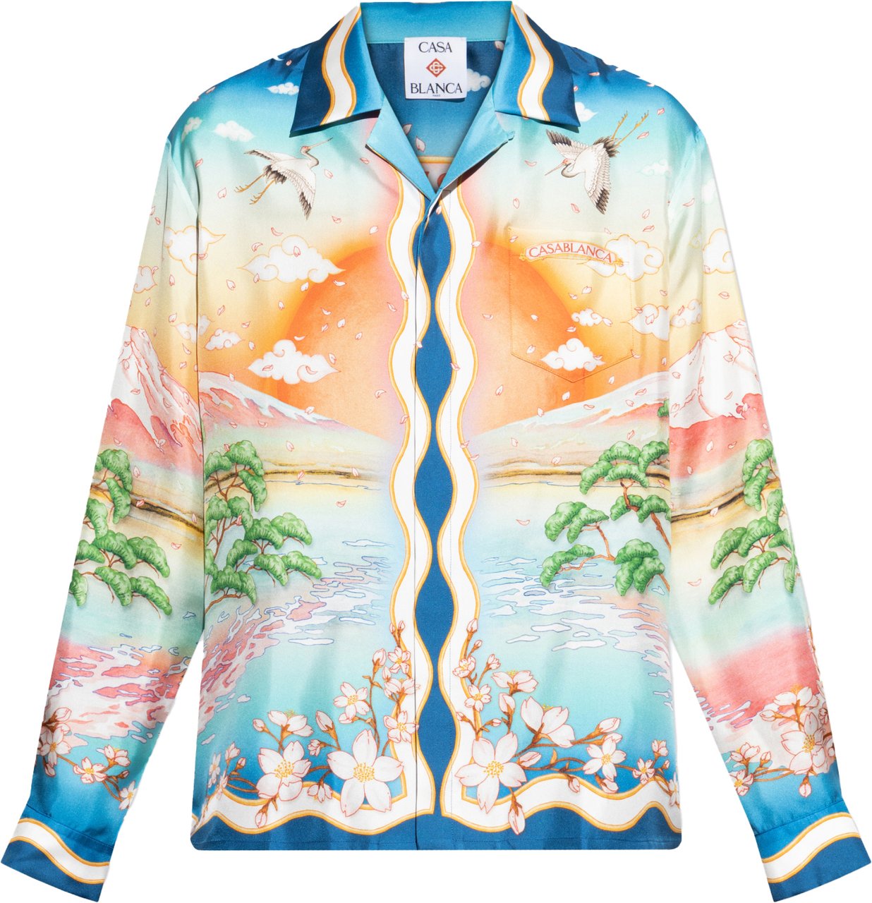 Casablanca shirt print silk Divers