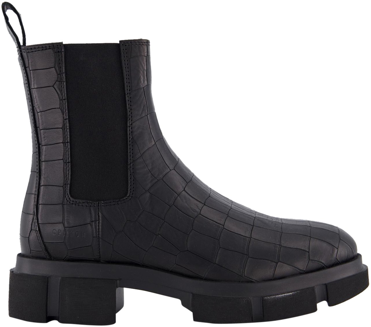 Copenhagen Dames CPH570 Croco Boot Zwart Zwart