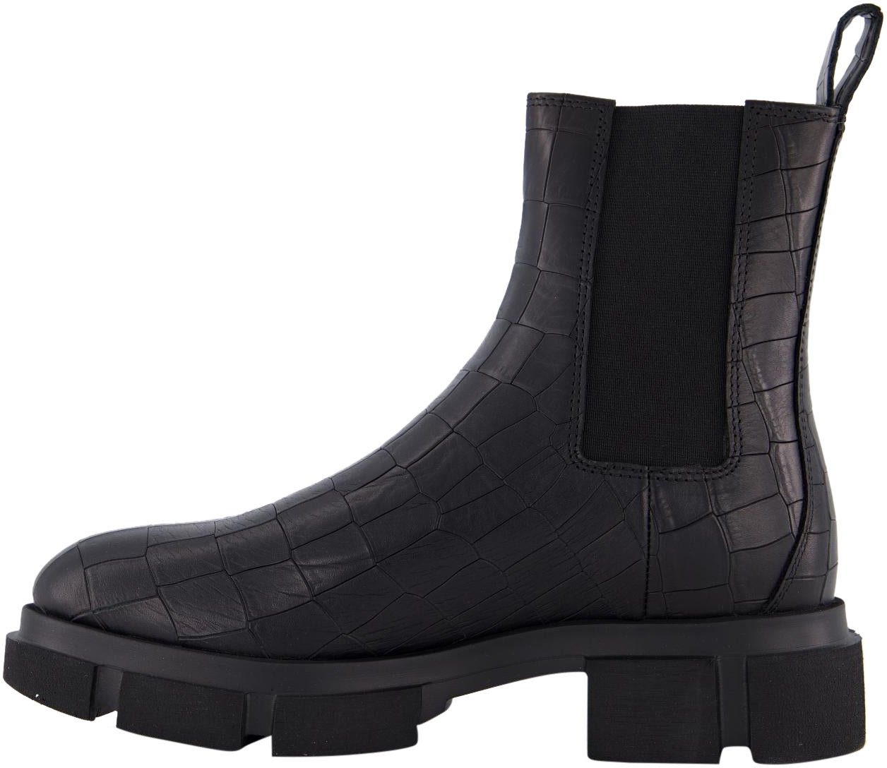 Copenhagen Dames CPH570 Croco Boot Zwart Zwart