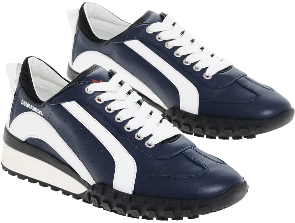 Dsquared2 Legend Low-top Logo Sneakers Blauw