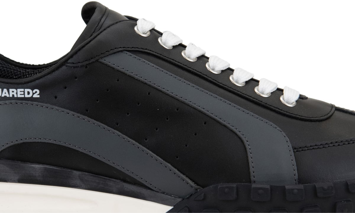 Dsquared2 Legend Low-top Logo Sneakers Zwart