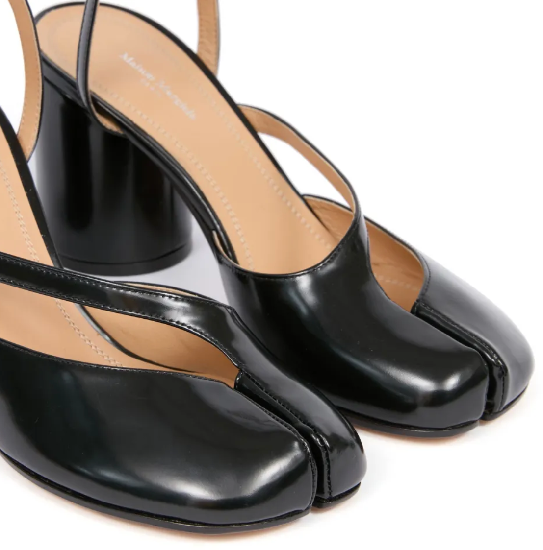 Maison Margiela Tabi Sandal Pump H80 Black Zwart