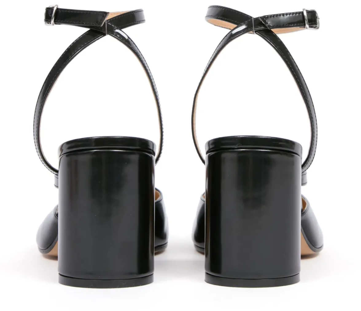 Maison Margiela Tabi Sandal Pump H80 Black Zwart