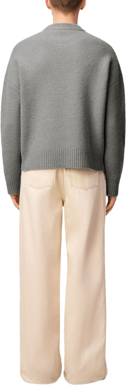 AMI Paris Sweaters Grey Grijs