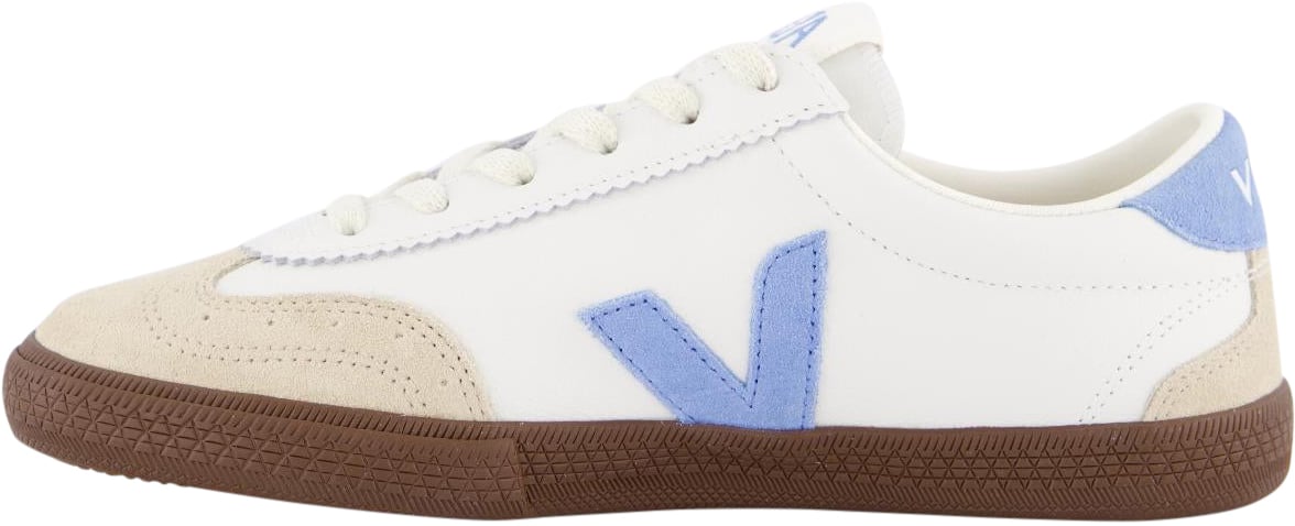 Veja Dames Volley Sneaker Wit/Blauw Wit