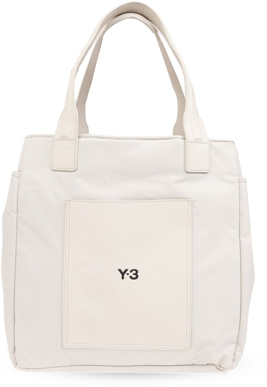 Y-3 Lux Logo Maxi Tote Bag Wit