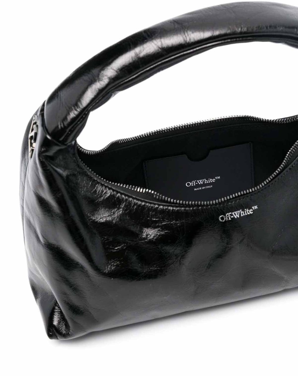 OFF-WHITE Arcade Arrow Logo Shoulder Bag Zwart
