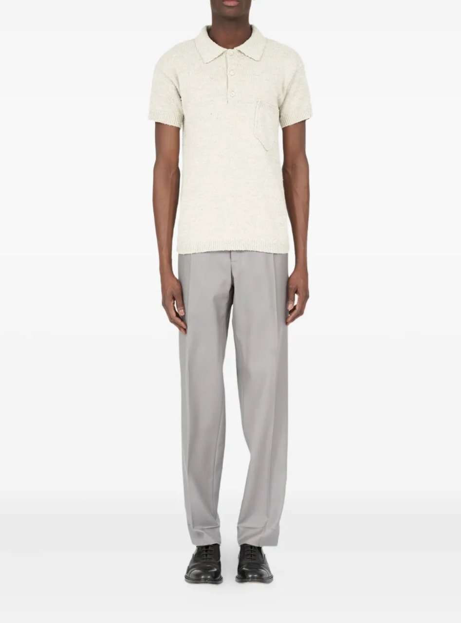 Maison Margiela Polo Shirt Beige Beige