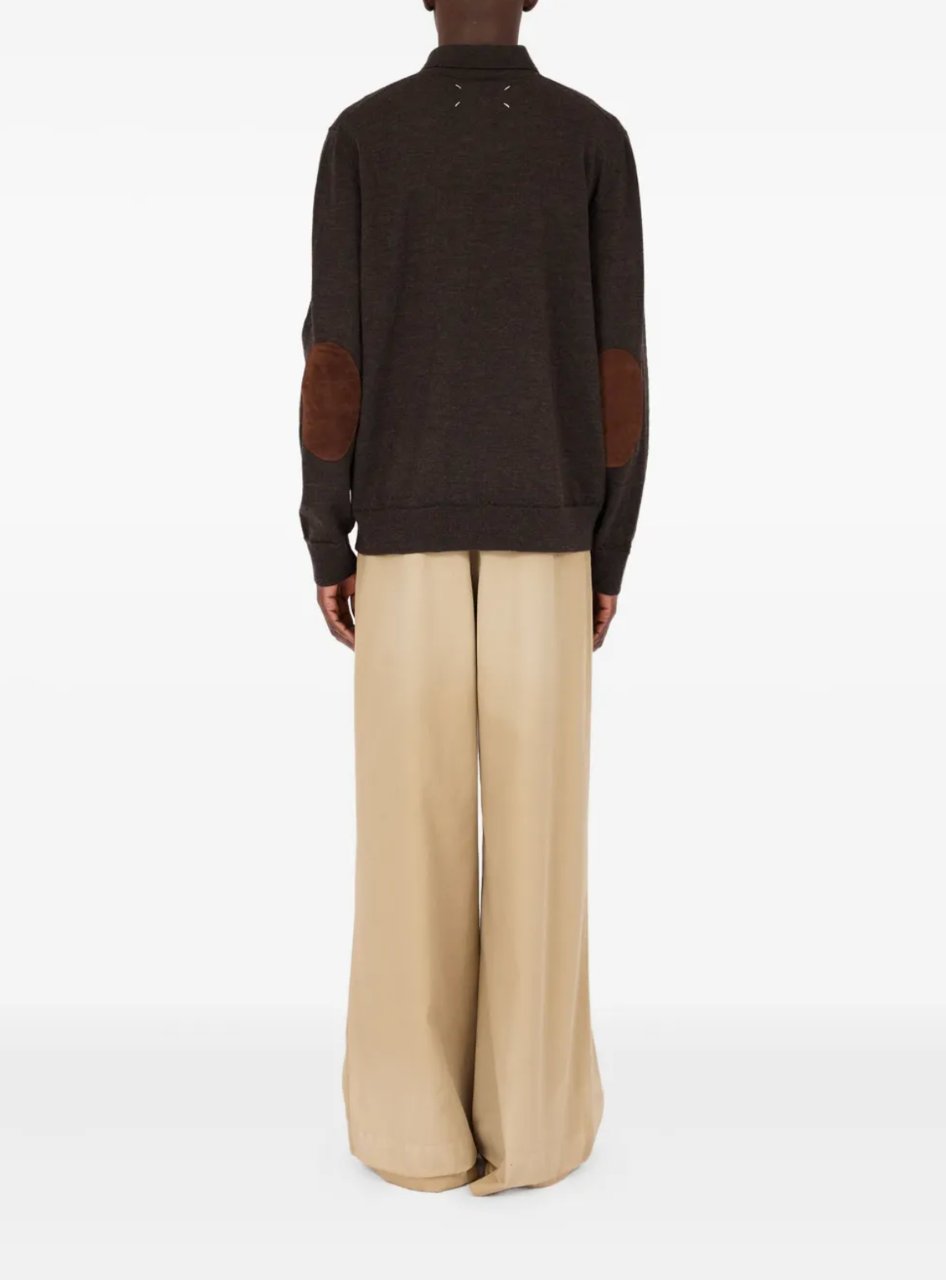 Maison Margiela Polo Knitwear Brown Bruin