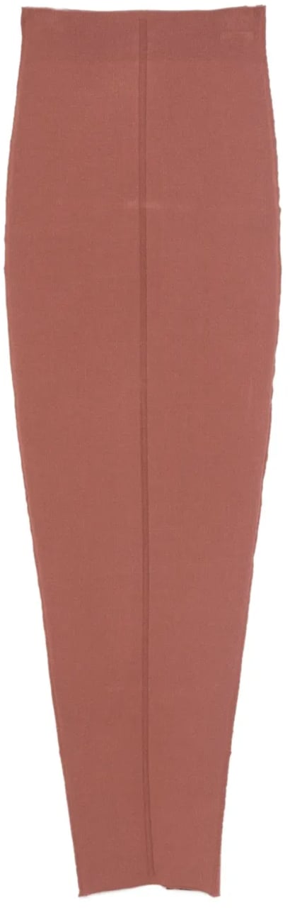 Rick Owens Pillar Skirt Rosewood Bruin