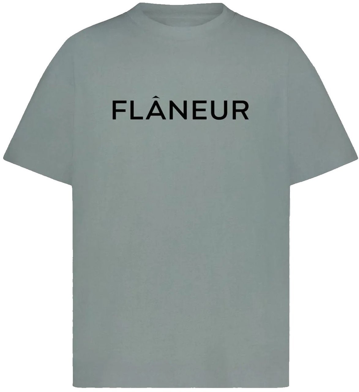 FLÂNEUR PRINTED LOGO T-SHIRT GREY Grijs