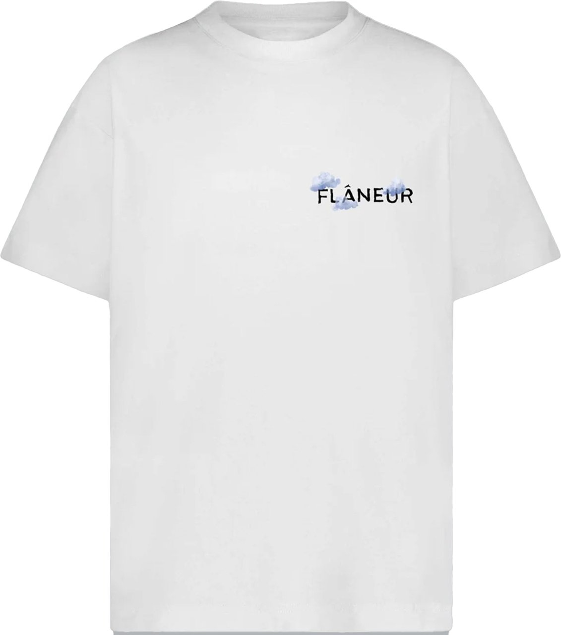 FLÂNEUR AÉRONAUTIQUE PRINT T-SHIRT WHITE Wit