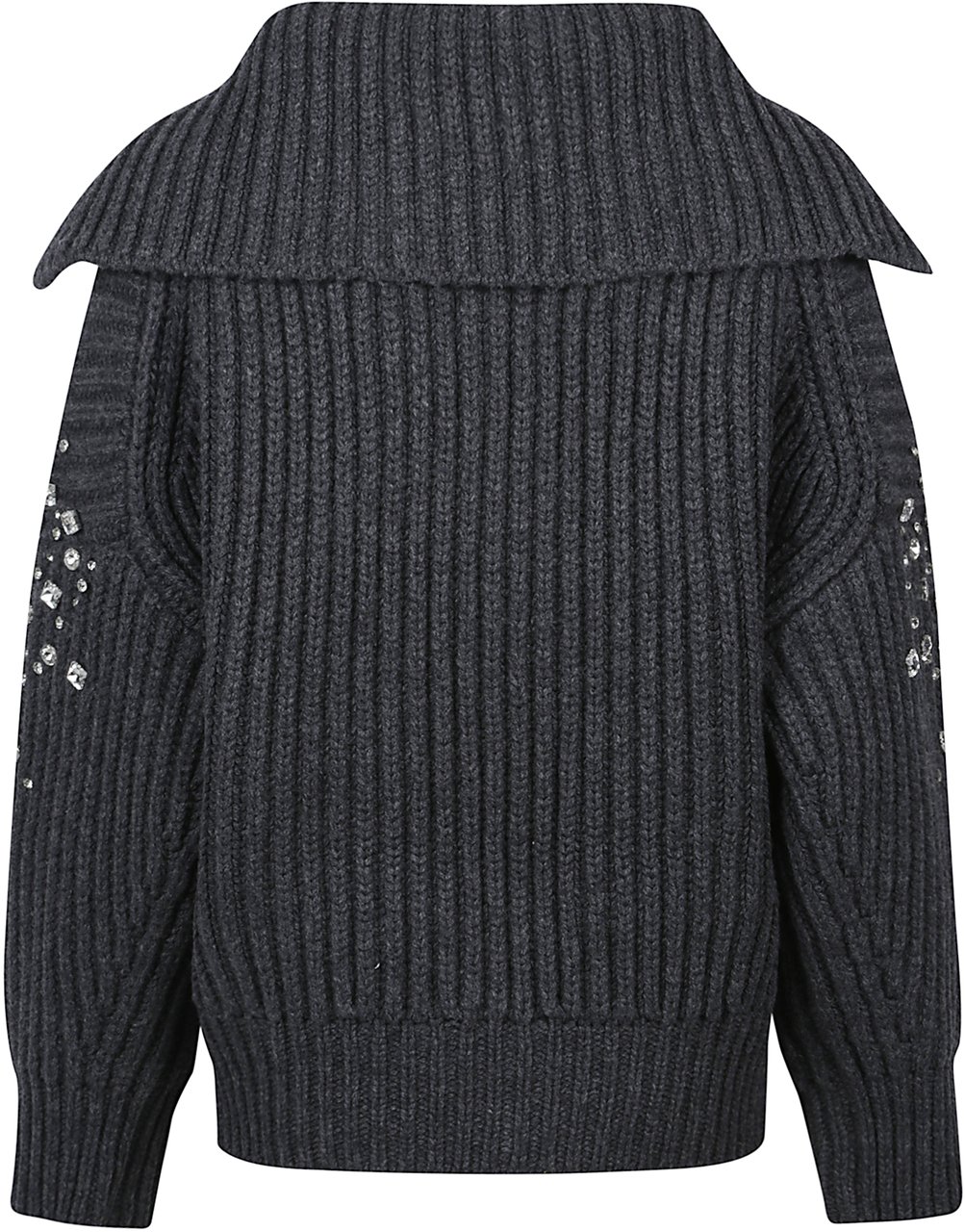 Pinko New Gavi Full Zip Cardigan Grey Grijs