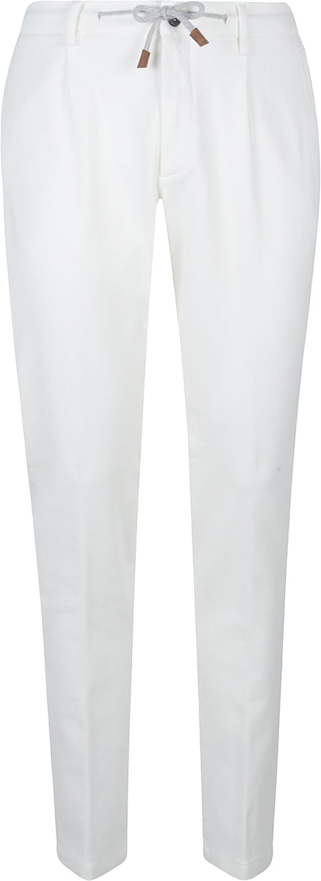 Eleventy Iconic Jogger Pant White Wit