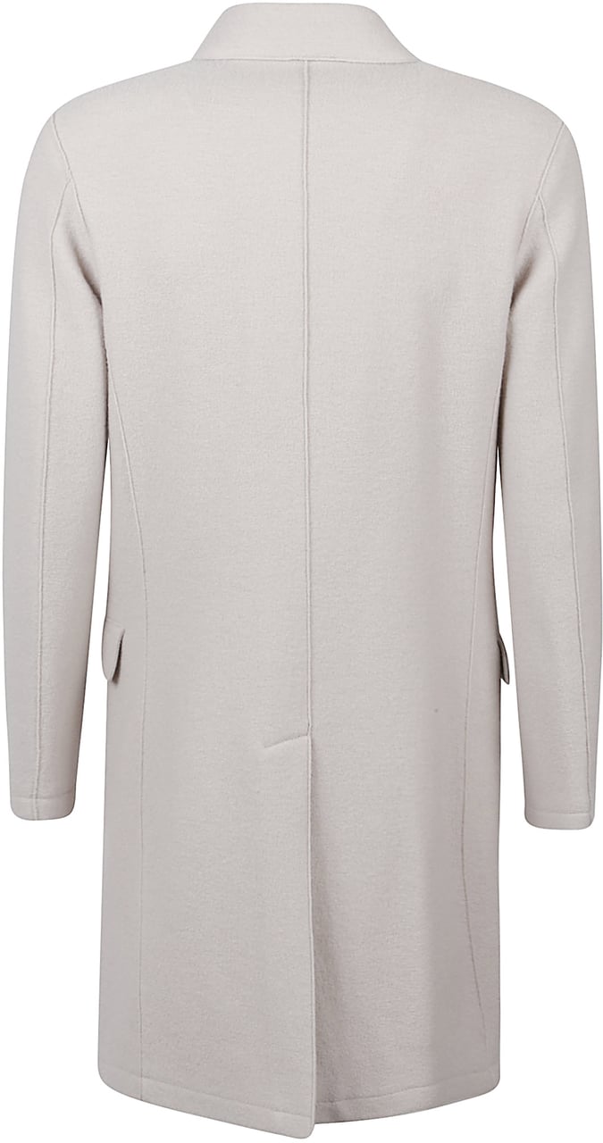 Eleventy Coat White Wit