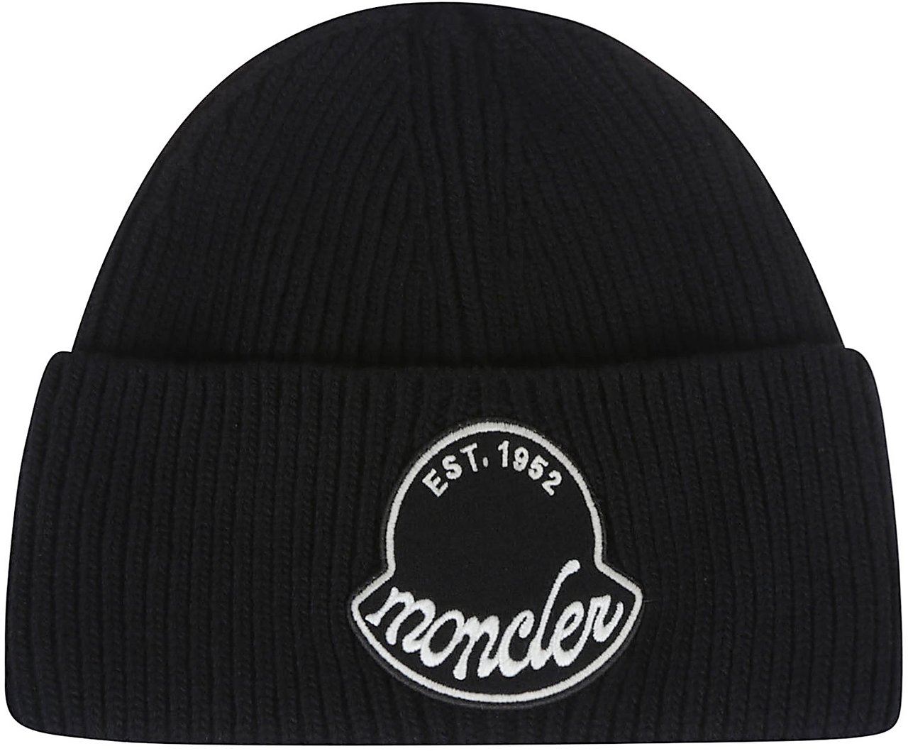 Moncler Tricot Beanie Black Zwart