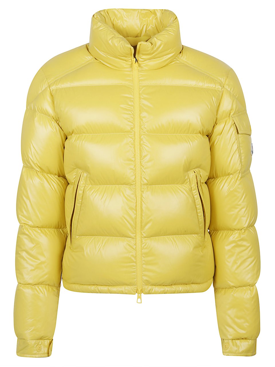 Moncler Levitha Down Jacket Yellow & Orange Geel
