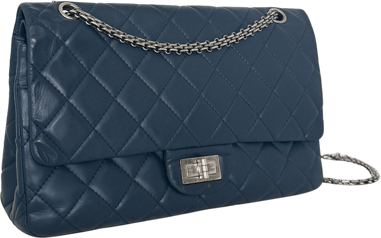 Chanel Chanel 2.55 Reissue 227 Double Flap Bag Marineblau / gut Blauw