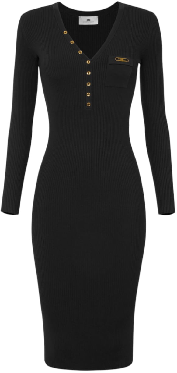 Elisabetta Franchi Dresses Black Zwart