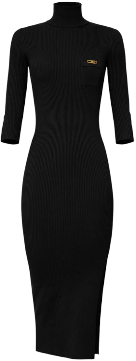 Elisabetta Franchi Dresses Black Zwart