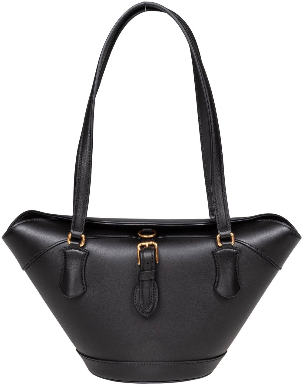 Dolce & Gabbana Dolce & gabbana black leather coffa capri bag Zwart