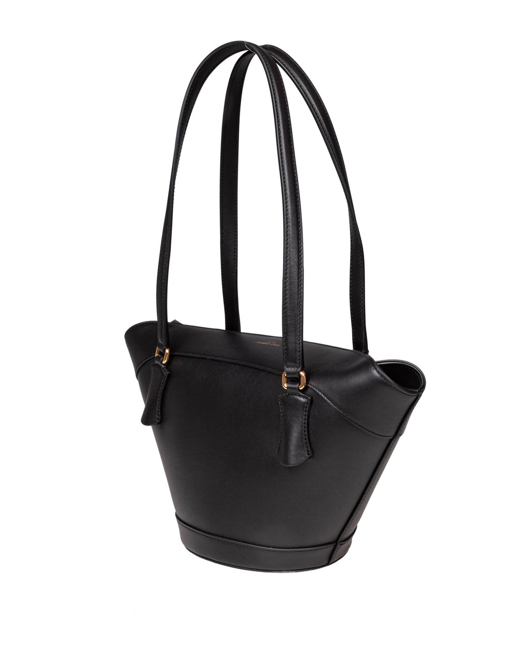Dolce & Gabbana Dolce & gabbana black leather coffa capri bag Zwart