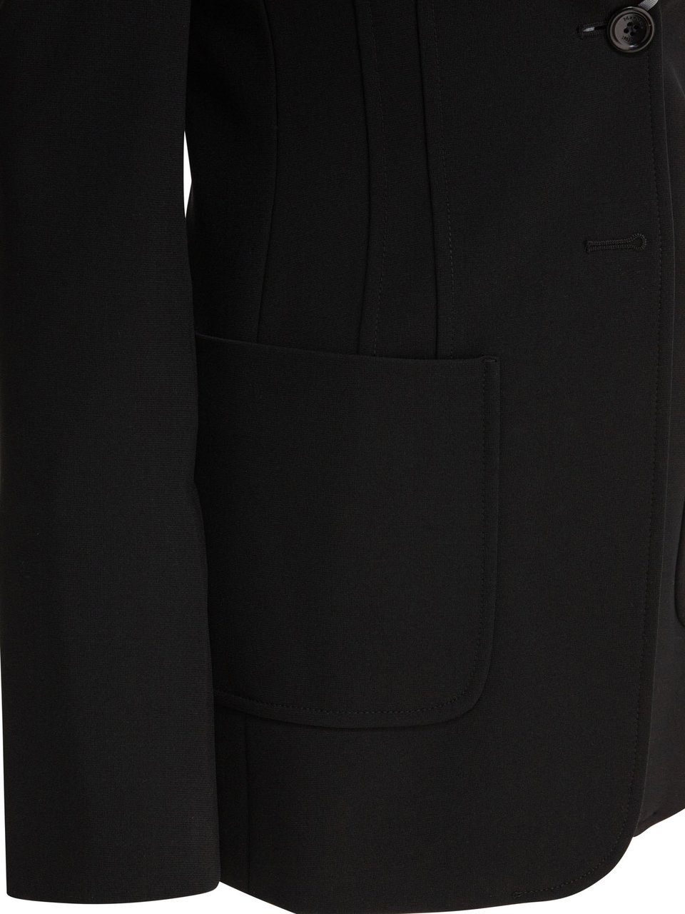 Max Mara Slim jersey blazer Zwart