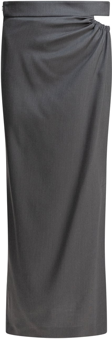 Max Mara Cut-out skirt Grijs
