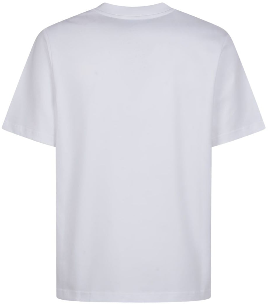 Casablanca Tennis Club Icon Printed T-Shirt Bianco Wit