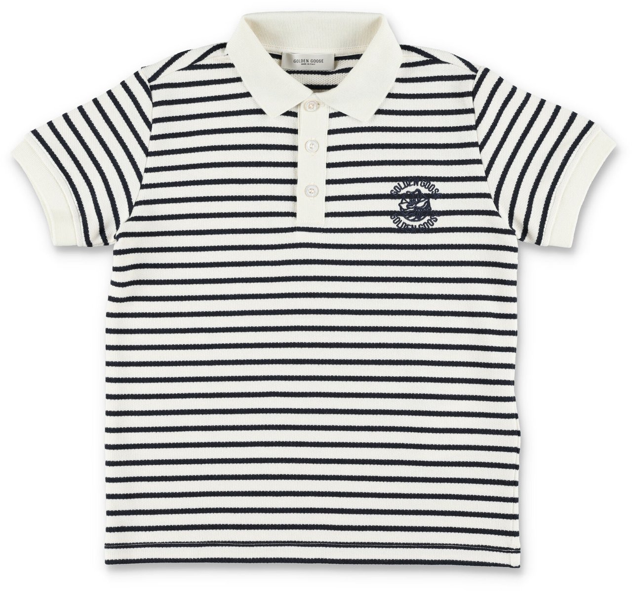 Golden Goose Polo Stripes Artic Wolfdark Navy Divers