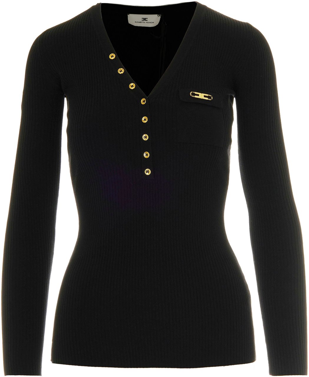 Elisabetta Franchi Sweaters Black Zwart