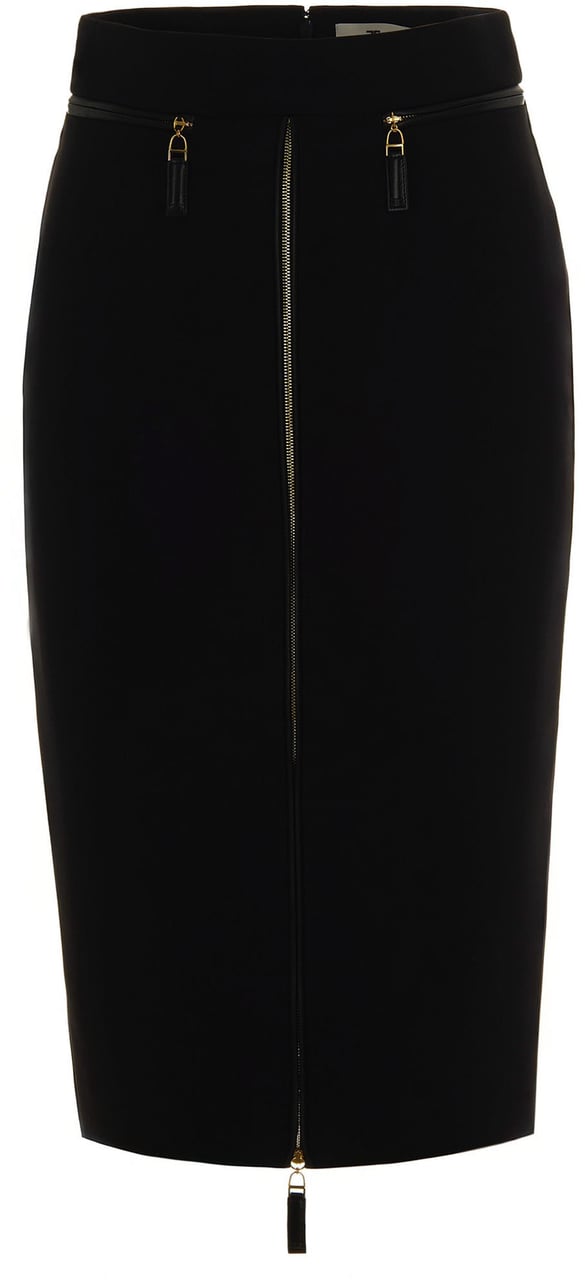 Elisabetta Franchi Skirts Black Zwart